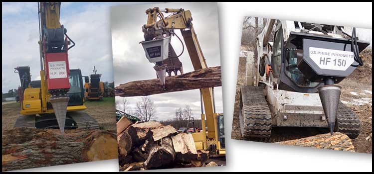 Excavator Mounted Cone Splitter