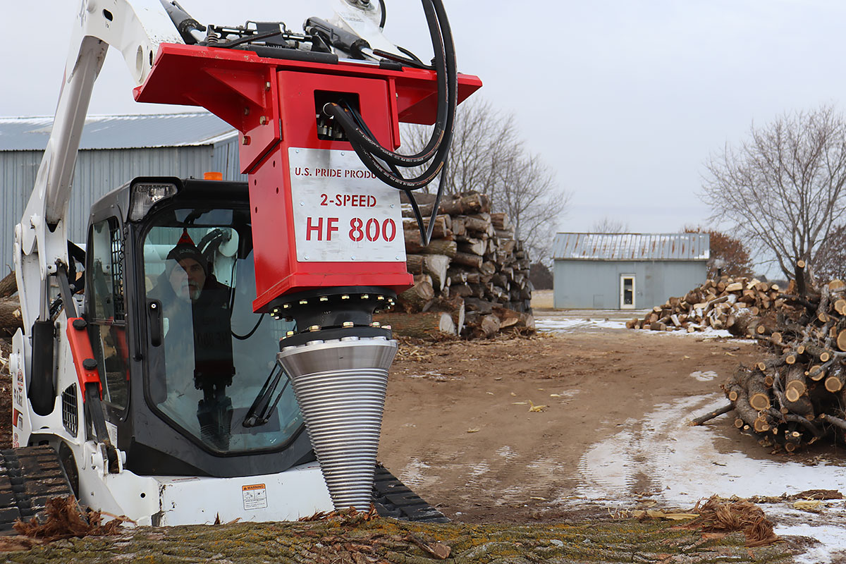 HF-800 2 Speed Cone Screw Splitter