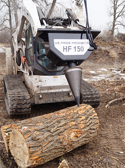 HF-150 Cone Screw Splitter